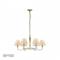 Фото Подвесная люстра iLamp YT2043-6 GD+Coffee