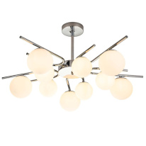 Люстра на штанге Escada 642/10P Silver Фото Люстра на штанге Escada 642/10P Silver