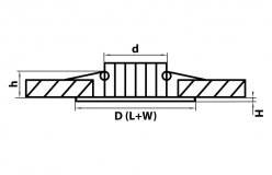 Купить Встраиваемый светильник Lightstar 212436