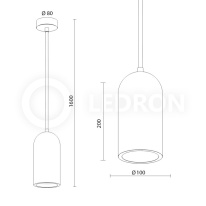 Купить Подвесной светильник LeDron 2525B