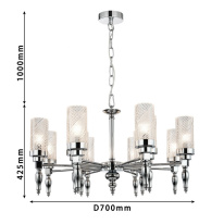 Купить с доставкой по Москве и России Подвесная люстра Favourite 2813-12P
