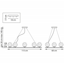 Цена на Подвесная люстра Lightstar 815283