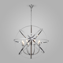 Цена на Подвесная люстра Eurosvet 60139/8 хром