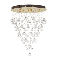 Каскадная люстра Arti Lampadari Flusso H 1.4.55.615 G Фото Каскадная люстра Arti Lampadari Flusso H 1.4.55.615 G