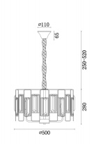 Купить Подвесная люстра Freya FR5045PL-05G