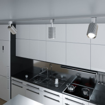 Купить с доставкой по Москве и России Светильник на шине Elektrostandard Spike GU10 Хром (MRL 1011) однофазный