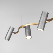 Купить Подвесная люстра Eurosvet 90103/5 матовый серый/золото