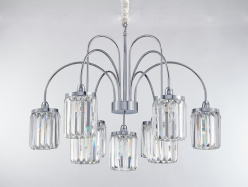 Подвесная люстра Newport 4506+3/C chrome Фото Подвесная люстра Newport 4506+3/C chrome