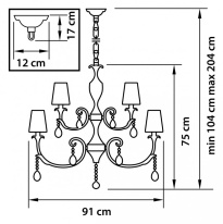 Цена на Подвесная люстра Lightstar 691152