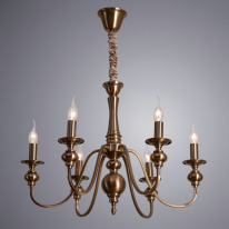 Подвесная люстра ARTE Lamp A6097LM-6PB в интернет магазине Гет Лайт