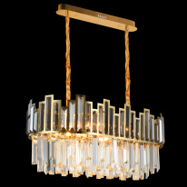 Каскадная люстра Natali Kovaltseva IMPERIUM 76018/8C GOLD PLATED в интернет магазине Гет Лайт