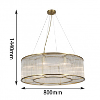 Подвесная люстра Favourite 2907-8P в интернет магазине Гет Лайт