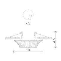 Цена на Встраиваемый светильник ARTE Lamp A5298PL-1SG