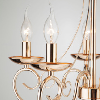 Подвесная люстра Eurosvet 22404/5 золото в интернет магазине Гет Лайт