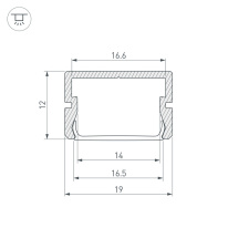 Купить Профиль Arlight 045498