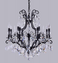 Подвесная люстра Crystal Lux MAGNIFICO SP13 BLACK/TRANSPARENT Купить Подвесная люстра Crystal Lux MAGNIFICO SP13 BLACK/TRANSPARENT