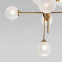 Купить с доставкой по Москве и России Люстра на штанге Eurosvet 50383 латунь