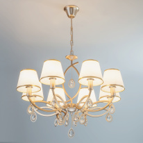 Купить Подвесная люстра Eurosvet 60091/8 перламутровое золото