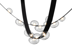 Цена на Накладной светильник Crystal Lux BOSQUE SP7 L3000 BLACK/TRANSPARENT