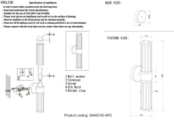 Бра Crystal Lux SANCHO AP2 GOLD Бра Crystal Lux SANCHO AP2 GOLD в интернет магазине Гет Лайт