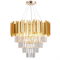 Фото Подвесная люстра Natali Kovaltseva BELLEZZA 81427/8C GOLD