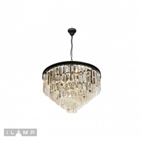 Каскадная люстра iLamp 6101-600 BK в интернет магазине Гет Лайт