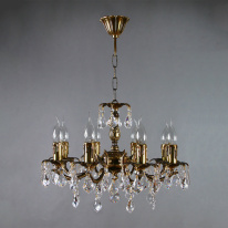 Фото Подвесная люстра AMBIENTE by BRIZZI 2226/8 PB New Leaf