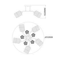 Накладная люстра Escada 1113/5PL в интернет магазине Гет Лайт