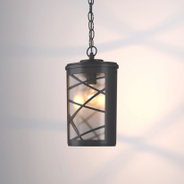 Фото Подвесной уличный светильник Elektrostandard Premier H черный (GL 1017H)