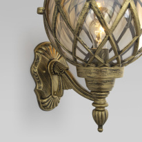 Купить Светильник настенный Elektrostandard Sirius U черное золото