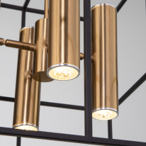 Цена на Люстра на штанге Eurosvet 70142/8 латунь