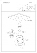 Купить с доставкой по Москве и России Встраиваемый светильник Denkirs DK2030-WH