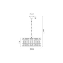 Цена на Подвесная люстра Vele Luce VL3164P05