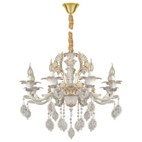 Фото Подвесная люстра AM Group CLEOPATRA SP8 WH+GL