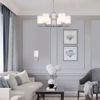 Цена на Подвесная люстра Eurosvet 60146/6 никель