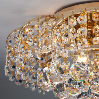 Цена на Накладная люстра Eurosvet 16017/6 золото Strotskis