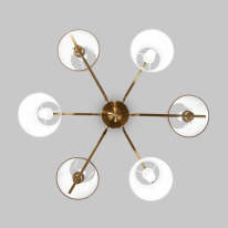 Купить Люстра на штанге Eurosvet 60149/6 латунь