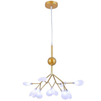 Фото Подвесная люстра Natali Kovaltseva GRACE 75124/8С GOLD SATIN