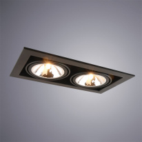 Встраиваемый светильник ARTE Lamp A5949PL-2BK Цена на Встраиваемый светильник ARTE Lamp A5949PL-2BK