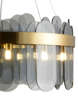 Цена на Подвесная люстра Natali Kovaltseva VALENCIA 91000/12C GOLD SATIN