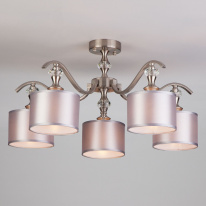 Фото Люстра на штанге Eurosvet 60070/5 сатин-никель