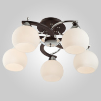 Фото Накладная люстра Eurosvet 9654/5 хром/венге