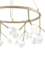 Купить Подвесная люстра Natali Kovaltseva GRACE 75125/18С GOLD SATIN