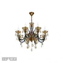 Подвесная люстра iLamp 61081-8 BR в интернет магазине Гет Лайт