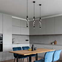 Купить Подвесной светильник Eurosvet DLR037 12W 4200K черный матовый