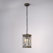 Купить Подвесной уличный светильник Elektrostandard Spica H черное золото (GL 1026H)