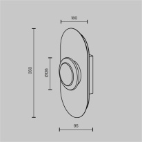 Купить с доставкой по Москве и России Бра Maytoni MOD361WL-L20BS3K