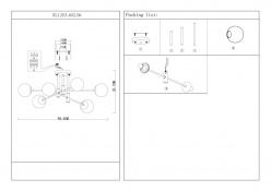 Купить с доставкой по Москве и России Накладная люстра ST-Luce SL1203.402.06
