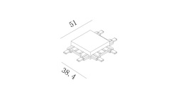 Купить Коннектор SWG pro CN-SLIM-WH-T