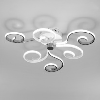 Фото Накладная люстра Eurosvet 90149/3 белый/хром